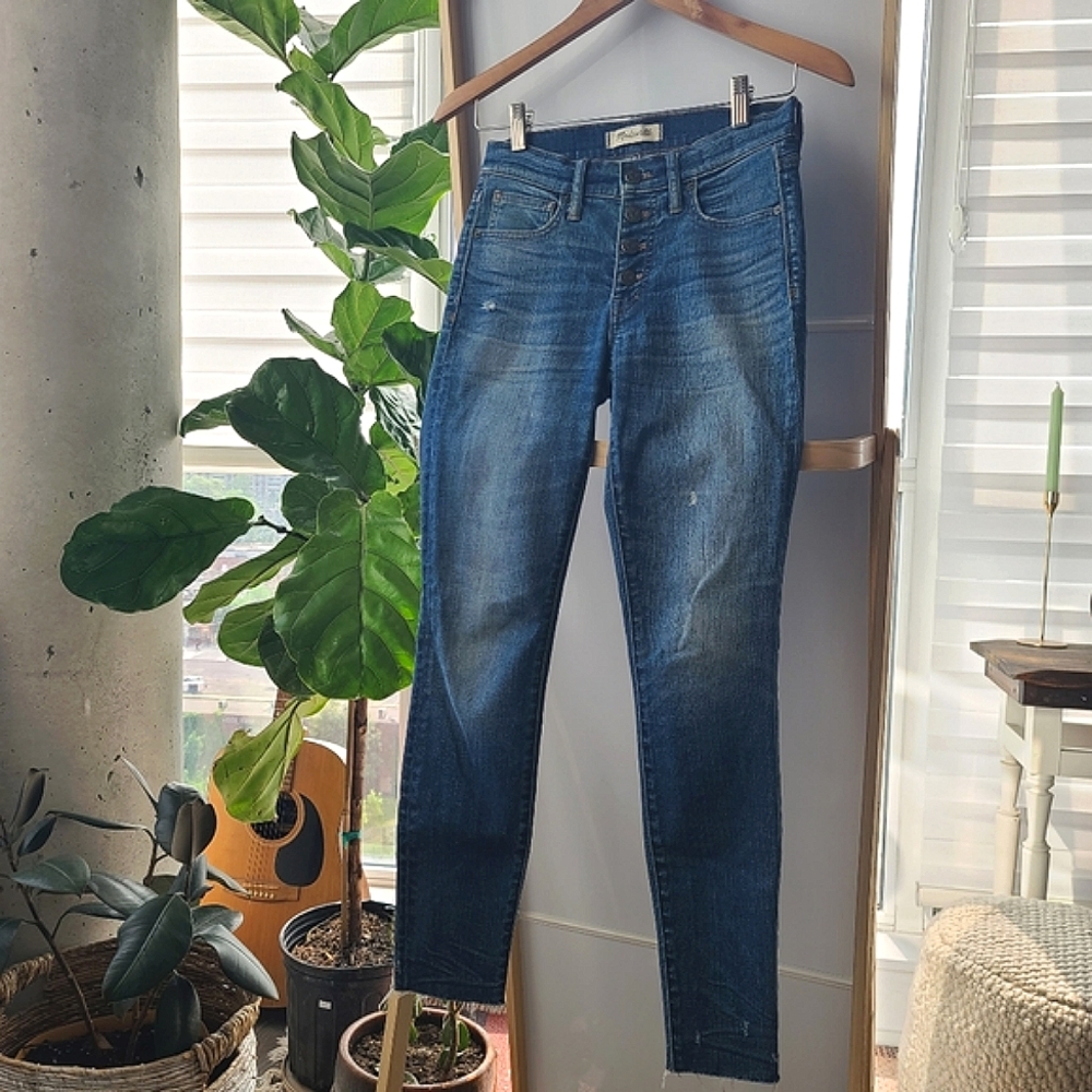 Madewell 9" High-Rise Skinny Jeans – Size 24